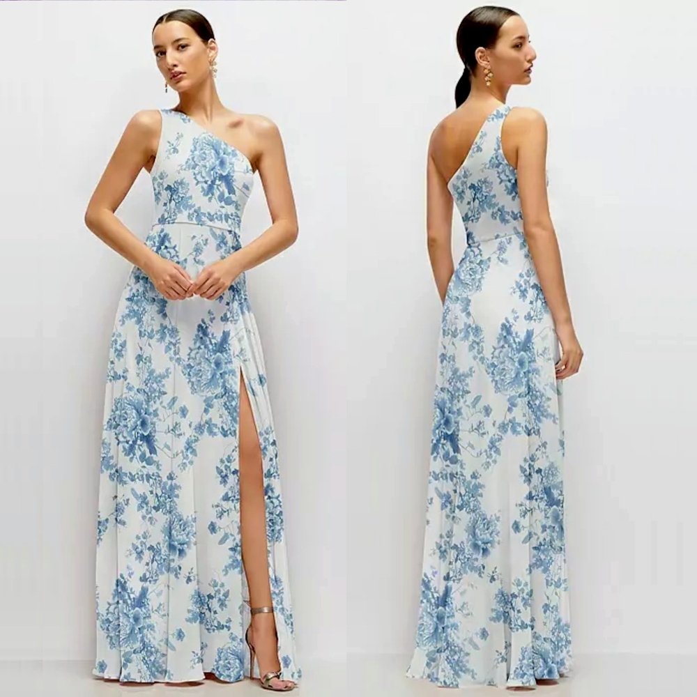 Bought from Bella Bridesmaids One-Shoulder Floral | Size 2